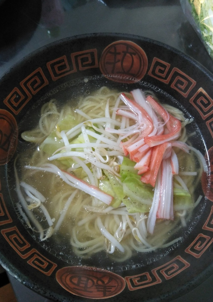 ささっと手早く野菜塩ラーメン-レシピのメイン写真