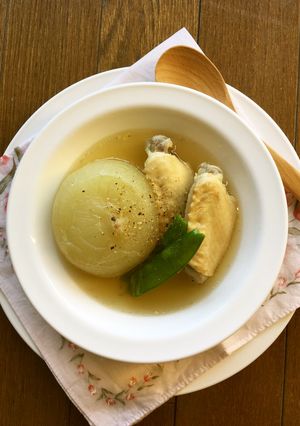 新玉ねぎの丸ごと煮-レシピのメイン写真