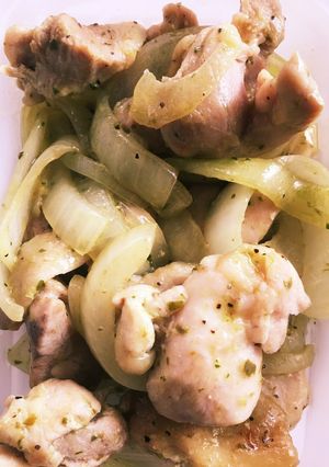 簡単！バジルソースで鶏肉炒め お弁当に！-レシピのメイン写真