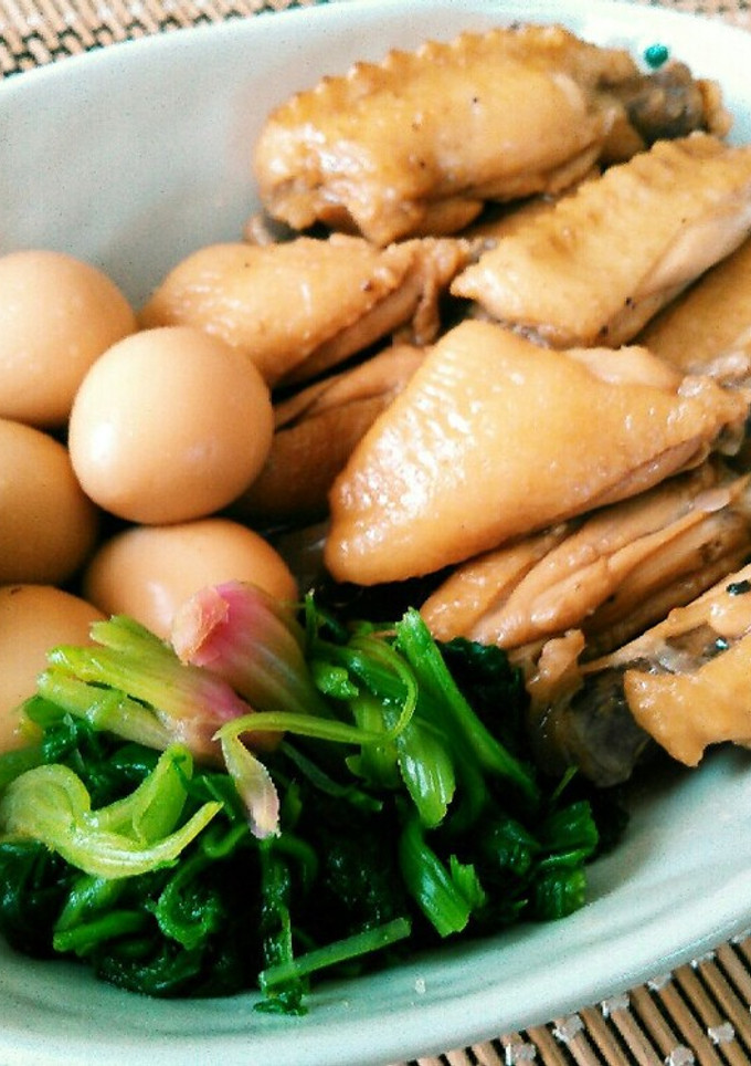 お弁当にも❣鶏手羽中とうずら卵のお酢煮-レシピのメイン写真