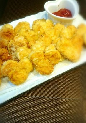 ヘルシー高野豆腐粉入り豆腐チキンナゲット-レシピのメイン写真