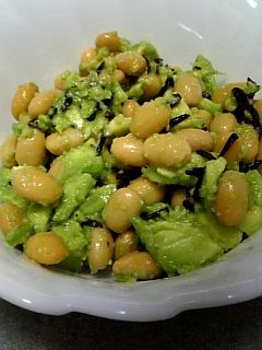 アボカドと大豆とひじきのサラダ-レシピのメイン写真