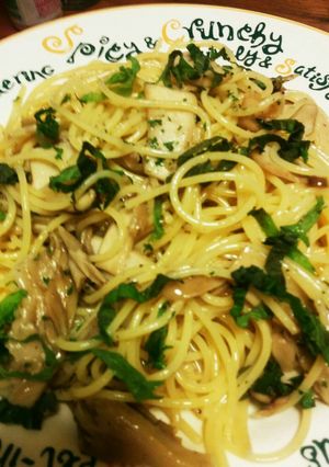 きのこのシンプルパスタ-レシピのメイン写真