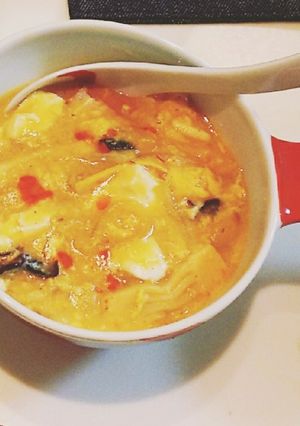 筍とベーコンの酸辣湯風スープ-レシピのメイン写真