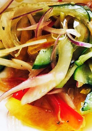 カラフル野菜の簡単サラダ-レシピのメイン写真