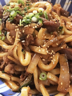 焼肉タレで焼うどん♪-レシピのメイン写真