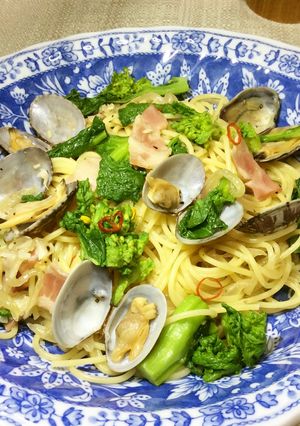 菜の花とあさりのパスタ✳︎-レシピのメイン写真