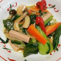 魚肉ソーセージと彩り野菜炒め-レシピのメイン写真