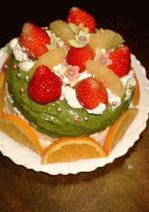 ひし形じゃない?ひな祭りケーキ-レシピのメイン写真