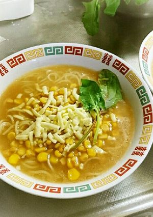 焼きもろこし風チーズ味噌ラーメン。-レシピのメイン写真