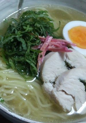梅しそ塩ラーメン-レシピのメイン写真