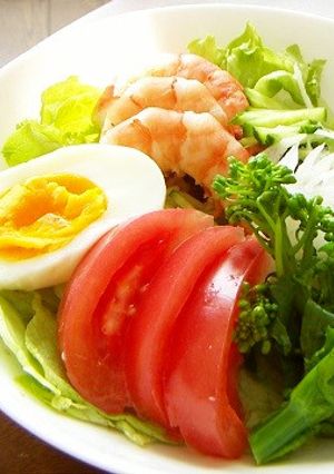 王将　塩サラダラーメン-レシピのメイン写真