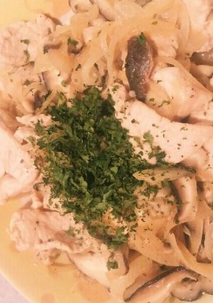 椎茸と鶏ムネで一品-レシピのメイン写真
