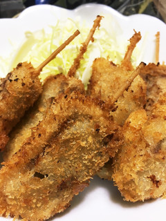 冷凍ステーキ(成型肉)で串カツ風-レシピのメイン写真
