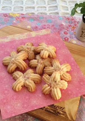 ほんのり塩味サクラクッキー は桜風味-レシピのメイン写真