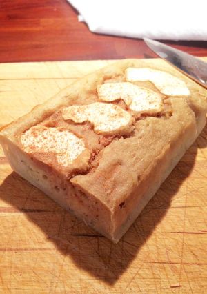 超簡単バナナアップルケーキ(パン？)-レシピのメイン写真
