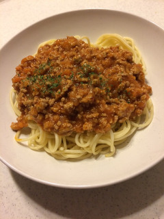 ミートソーススパゲティ-レシピのメイン写真