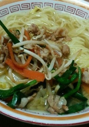 野菜炒めラーメン-レシピのメイン写真