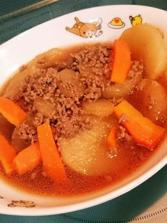 ひき肉と大根のそぼろ煮-レシピのメイン写真
