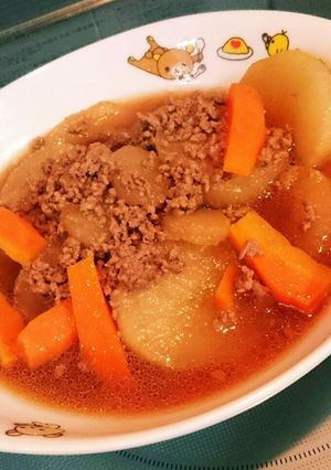 ひき肉と大根のそぼろ煮-レシピのメイン写真