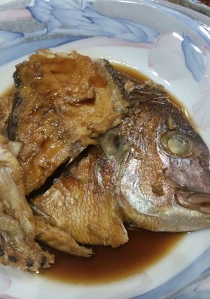 簡単に鯛のあら炊き-レシピのメイン写真