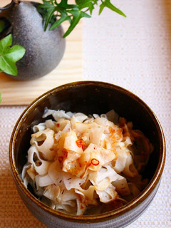 レンコンの白ダシ炒め-レシピのメイン写真