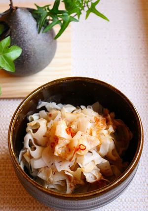 レンコンの白ダシ炒め-レシピのメイン写真