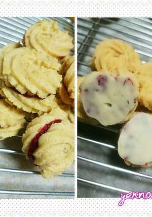 ＊しぼりだしクッキーのジャムサンド＊-レシピのメイン写真