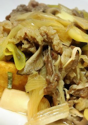 厚揚げのピリ辛牛肉炒めのせ-レシピのメイン写真