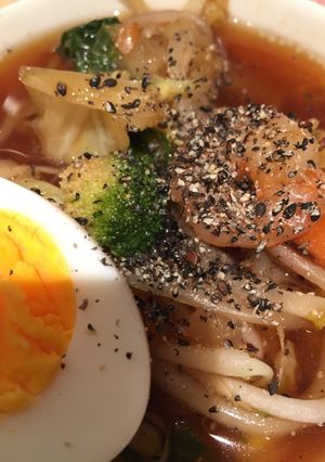 ゴマ薫るオイスター炒めあんかけラーメン-レシピのメイン写真