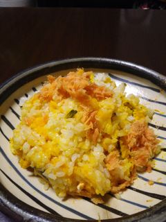鮭とかぼちゃの炊き込みご飯-レシピのメイン写真