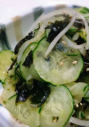 胡瓜とワカメの酢の物☆自慢の黄金比☆-レシピのメイン写真