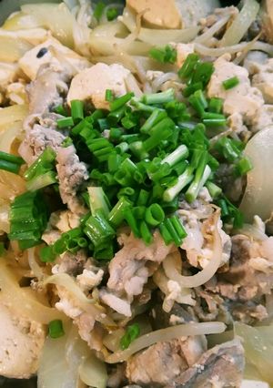 玉ねぎもやしアツアツ豆腐チャンプル~☆-レシピのメイン写真