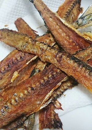 カラーラでサンマの骨せんべいおやつにも-レシピのメイン写真