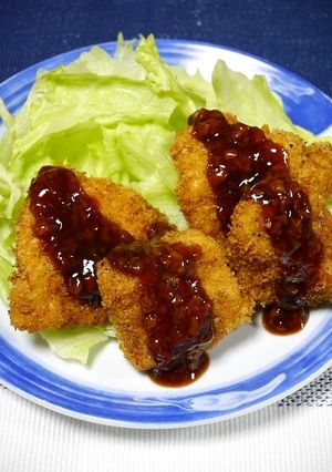 簡単！チキンカツ☆梅ソース-レシピのメイン写真