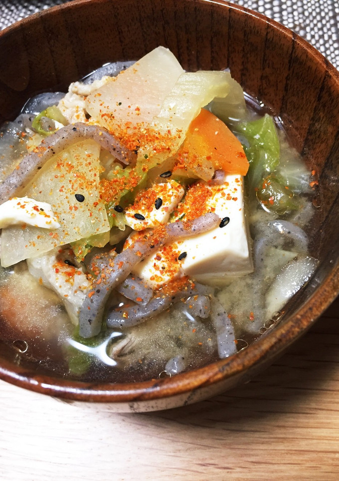 宮城県民が作る★野菜たっぷり本場の豚汁-レシピのメイン写真