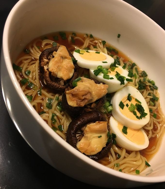 ラーメンにぷりっぷりしいたけ-レシピのメイン写真