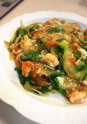 あるもの野菜で簡単あんかけ焼きそば-レシピのメイン写真