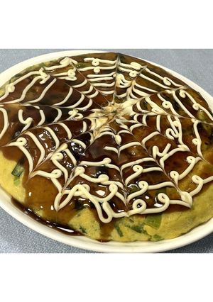 レタスとにらのお好み焼き★動画あり★-レシピのメイン写真