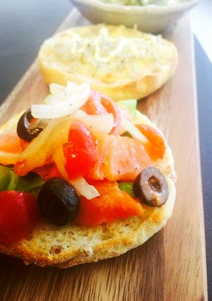 【10分】爽やか朝食＊サーモンマフィン-レシピのメイン写真