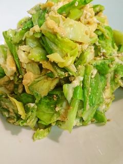 キャベツ焼き鳥甘タレ卵炒め-レシピのメイン写真