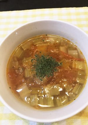 トマト&セロリのスープ-レシピのメイン写真