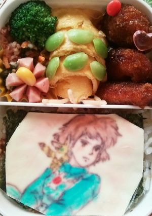 懐かしぃ〜風の谷のナウシカ♪キャラ弁✱-レシピのメイン写真