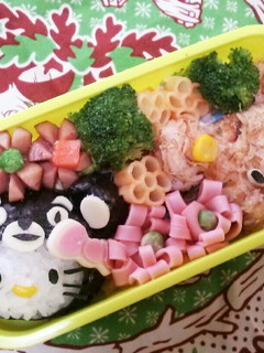 くまモンキティ♡キャラ弁✱-レシピのメイン写真