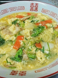 王将の五目そば風ラーメン-レシピのメイン写真