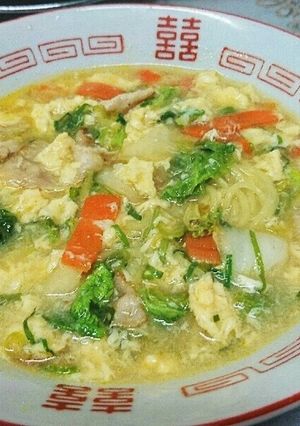 王将の五目そば風ラーメン-レシピのメイン写真
