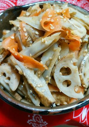 ☆根菜の塩きんぴら☆-レシピのメイン写真