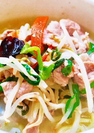 塩胡麻タンメン-レシピのメイン写真