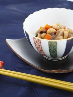 日本のやさしい味「五目煮豆」-レシピのメイン写真