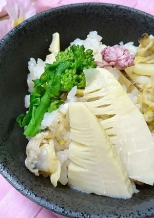 たけのことあさりの炊き込みごはん-レシピのメイン写真